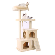 Load image into Gallery viewer, Wood Climbing Tree Cat Scratching Post
