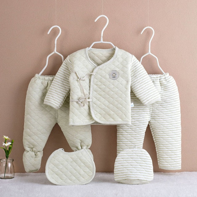 5Pcs/set Newborn Baby Cotton Clothes Set