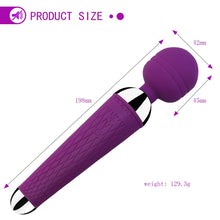 Load image into Gallery viewer, USB Recharge Magic Wand Massager

