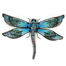 Load image into Gallery viewer, Metal Dragonfly Wall Artwork for Garden Decoration
