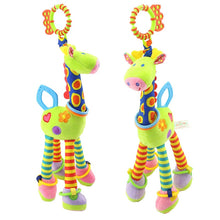 Load image into Gallery viewer, Soft Plush Giraffe Baby Rattles Teether Toys
