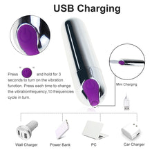 Load image into Gallery viewer, USB Charge Mini Bullet Vibrator Powerful Stimulator
