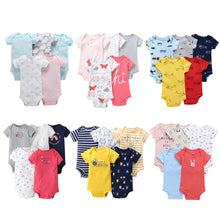 Load image into Gallery viewer, Different Types Of Baby Clothes Set 5pcs Of One Set 100%cotton

