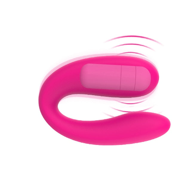 Waterproof Silicone C Type Clitoris G Spot Vibrators For Couples