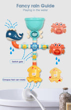 Load image into Gallery viewer, Bath Toys DIY Pipes Tubes With Spinning Waterfall For Toddlers Kids Boys Girls
