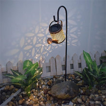 Load image into Gallery viewer, Solar Art Light Watering Can Lights Sprinkler Outdoor Garden Decor
