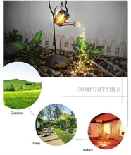 Load image into Gallery viewer, Solar Art Light Watering Can Lights Sprinkler Outdoor Garden Decor
