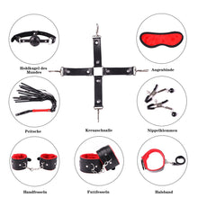 Load image into Gallery viewer, Sexy Leather BDSM Kits Plush Bondage Gear
