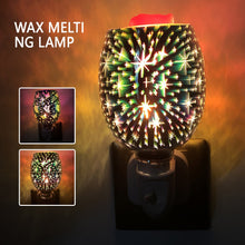 Load image into Gallery viewer, Aroma Electric Wax Melt Incense Burner 3D Touch Firework Lamp Night Light
