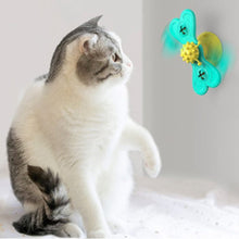 Load image into Gallery viewer, Butterfly Turning Windmill Cat Toy With Catnip
